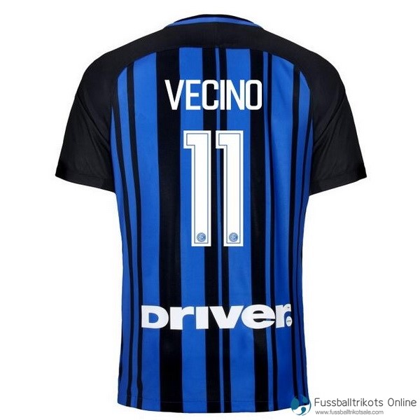 Inter Milan Trikot Heim Vecino 2017-18 Fussballtrikots Günstig